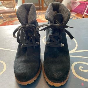 Ugg brand boots with heel